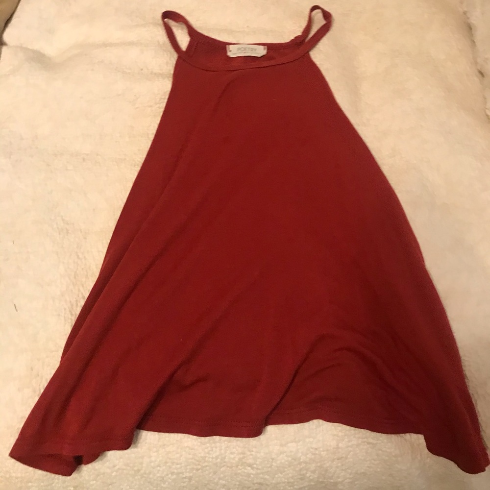 Red Halter top